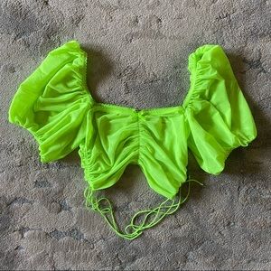 For love and lemons neon blouse